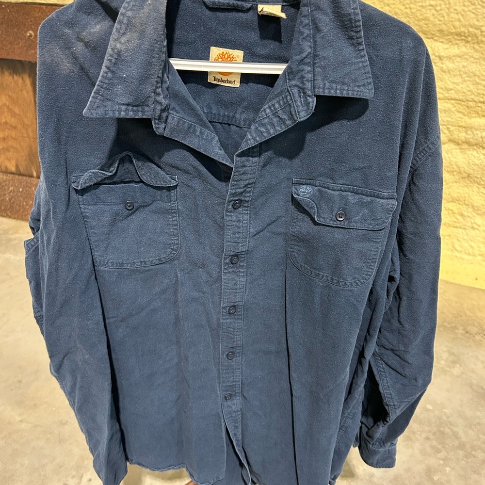 Timberland Navy Shirt with Logo